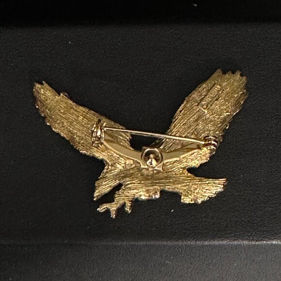Rafaelian American Gold Eagle brooch. Stunning design - Picture 2 of 2